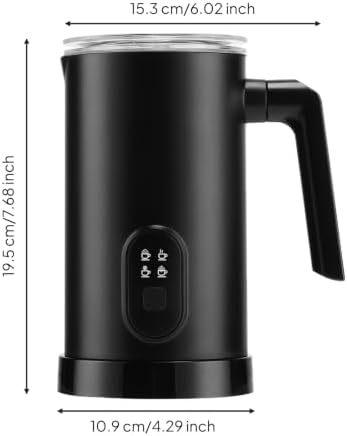 Electric Milk Frother Hot and Cold Milk Frother with Handle Non Appliance for Coffee Lovers - Image 2