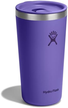 Hydro Flask All Around Tumbler Press-In Lid, Insulated Travel Mug, Stainless Steel Coffee Cup 20 Oz Utopia Purple - Image 2
