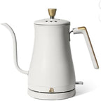 Beau-tifully 1-Liter Electric Gooseneck Kettle 1200 W, (8 Colors to Choose From) (White Icing) by Unknown