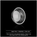 Precision High Extraction Espresso Basket Filter,Micro Sieve With 304 Stainless Steel For 51/54 / 58mm(58mm 18g Silver) - Image 2
