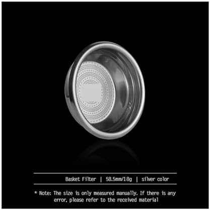 Precision High Extraction Espresso Basket Filter,Micro Sieve With 304 Stainless Steel For 51/54 / 58mm(58mm 18g Silver) - Image 2