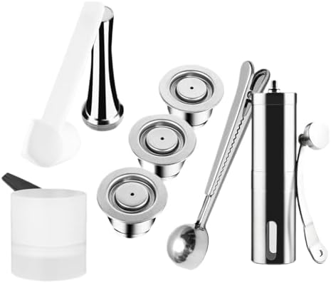 Coffee Capsule，Compatible For Espresso Crema Cups Pods Filters With Tamper Dosing Ring(3 pod t dsg) by Unknown