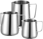 350ml/600ml (12oz/20oz) Stainless Steel Milk Frothing Pitcher Steaming Pitchers Coffee Latte Art Jug Cup with Pen(600ml (20 oz)) - Image 5