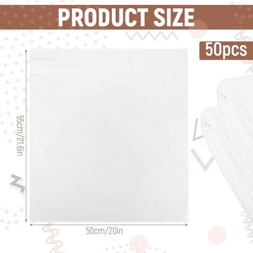 50Pcs 20" x 20" Commercial Cold Brew Coffee Filters for 5 Gallon Buckets, Cold Brew Bags Disposable for Commercial Model Cold Brew Coffee Makers - Image 2
