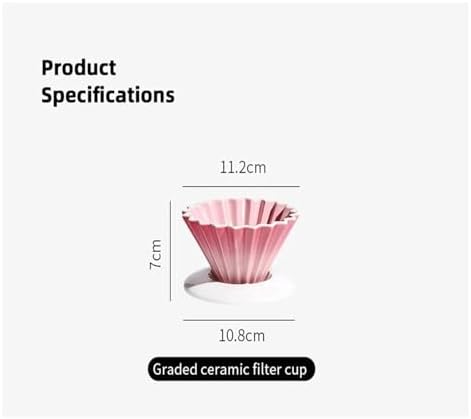 Porcelain Coffee Dripper Ceramic Filter Cup Reusable Filters Funnel Manual Brew Tool Chic Home Barista Accessories(Color 2) - Image 6
