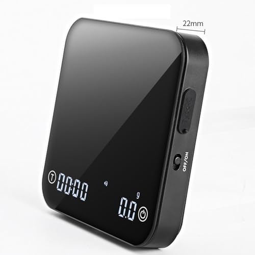 Generic Precision Coffee Scale with Built-in Timer, Sleek Design for Home Baristas, Black - Image 7