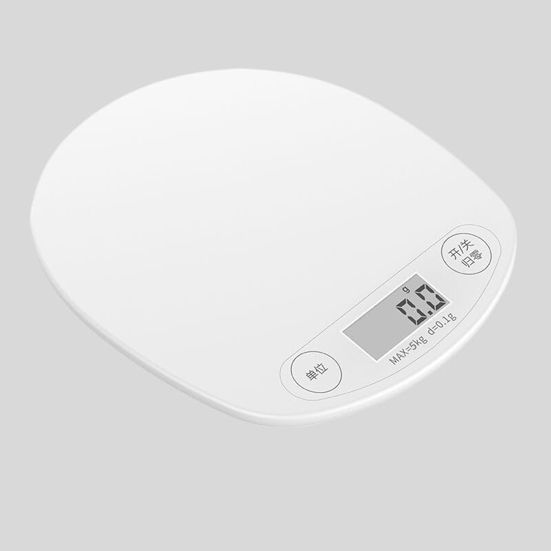 高精度电子秤家用厨房烘焙称小型克重称精准克称台秤 -白色-0.1g高精度 5KG大量程·防水 高灵敏【烘焙】 - Image 4