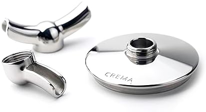 CREMA Coffee Products 58mm Bottomless Spouts | Single & Double Spout Options | Converts Bottomless Portafilter to Spouted | Compatible with Crema 58mm & E61 Portafilters | Durable Stainless Steel - Image 2