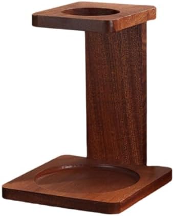 Wooden Coffee Dripper Stand Wooden Coffee Cup Holder Wooden Pad Holder Rack Wooden Pour Over Filter Shelf Sturdy Wood Base Suitable for Hotel Home Dor, Style B by Unknown