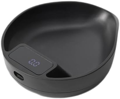 Coffee Scale Kitchen Scale Espresso Scale Pour Over Scale with 0.1g Precision and Led Screen Rechargeable Compact Body Suitable for Pour Over, Black by Unknown