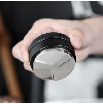 Professional 2.28 in Stainless Steel Coffee Tamper, Macaron Style Portafilter Dosing Funnel Tool, Espresso Dosing Ring for Even Coffee Distribution, Durable Metal Construction by Unknown