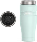 THERMOS Stainless King Stainless Steel Tumbler, 16oz, Matte Light Blue by Thermos