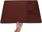 Large Silicone Coffee Mat with Removable Tamper Pad 22.8x15.7 Inch - Image 7