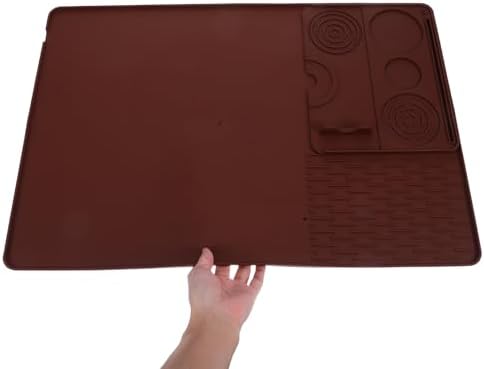 Large Silicone Coffee Mat with Removable Tamper Pad 22.8x15.7 Inch - Image 7