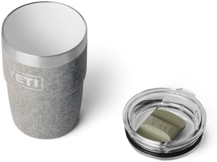 YETI Rambler 8 oz Insulated Coffee Mug with Lid - Stackable Double-Wall Vacuum Insulated Coffee Cup - DuraSip Ceramic Lining - Barista-Friendly Design - Stainless Steel - Dishwasher Safe - Image 3