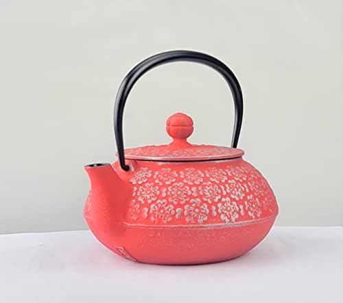 Iwachu 12706 Teapot, Type 5 Cherry Blossom, Silver/S Pink, 1.2 gal (0.65 L), Inner Enamel, Nambu Ironware - Image 3