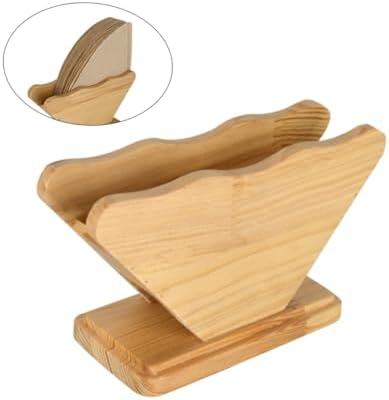 MAGICLULU 2pcs Filter Paper Holder Dispenser Rack for Coffee Filters Cafe Office Home Use Fits Cone Flat-bottom and Square Papers - Image 5