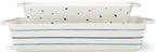 Lenox Blue Bay Dinnerware & Serveware Collection, Porcelain Tableware, Rectangular Baker Set, 2-Piece by Lenox
