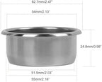 IKAPE 54mm Espresso Filter Basket, 16-18g High Precision Extraction Portafilter Basket, Compatible with 54mm Breville/Sage Espresso Machine(Honeycomb) - Image 5