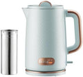 OLEGA Electric Kettle: 1200W Fast Boil Tea Kettles with Tea Infuser 1.5L by OLEGA