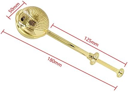 Tea Filters Tea Strainer Stainless Steel Tea Infuser Mesh Tea Ball Infuser Filter Reusable Metal Loose Leaf Tea Bag Strainer for Mug Teaware (Color : Silver) - Image 2
