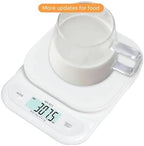 Electronic Scale, Kitchen Scale LCD Display USB Charging/Battery High Precision Electronic Tea Weighing Baking Tools,for Meal Prep, Baking and Cooking(3kg-0.1g USB Charge) - Image 5