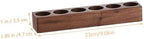 Coffee Bean Storage Tubes Set with Wooden Stand Glass Sealed Jars - Image 7