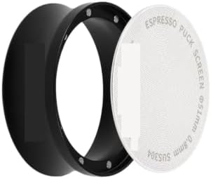 Magnetic Dosing Funnel with Screen 51/53/58mm Universal Dosing Ring Espresso Machine Accessories(51mm set) by Unknown