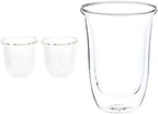 De'Longhi Double Walled Thermo Espresso and Latte Glasses Bundle (Set of 4) by DeLonghi