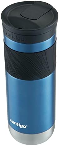 Contigo Byron Vacuum-Insulated Stainless Steel Travel Mug,20oz - Leak-Proof Lid,BPA-Free,Blue Corn - Perfect Reusable Cup for Coffee or Water; hot and cold beverage holder,(Pack of 4) - Image 2