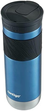 Contigo Byron Vacuum-Insulated Stainless Steel Travel Mug,20oz - Leak-Proof Lid,BPA-Free,Blue Corn - Perfect Reusable Cup for Coffee or Water; hot and cold beverage holder,(Pack of 4) - Image 2