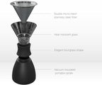 asobu Insulated Pour Over Coffee Maker (32 oz.) Double-Wall Vacuum, Stainless-Steel Filter and Take on the Go Carafe (Copper) - Image 4
