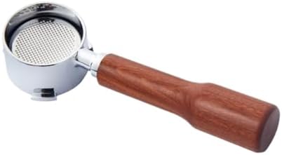 3 Ear Espresso Filter Handle Universal Espresso Machine Replacement Parts Barista,51mm Bottomless Coffee Portafilter Wood Handle(Style C) by Unknown