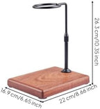 Generic Coffee Dripper Stand with Wooden Base Minimalist Pour over Coffee Station with Adjustable Bracket Dripper Holder for Baristas, Style A Black - Image 2