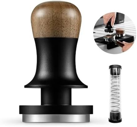 51/53/58mm Espresso Tamper 30Lbs Constant Pressure Coffee Tamper with Calibrated Spring Loaded Home Kitchen Cafe Use(Titanium-51mm) - Image 2