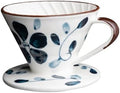 Ceramic Pour Over Coffee Dripper, Hand painted Coffee Drip Filter by AXUYU