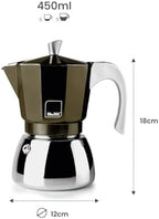 IBILI - Elba Coffee espresso machine, 9 cups, 450 ml, cast aluminium, stainless steel base, suitable for induction - Image 2