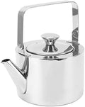 Stainless Steel Tea Kettle with Strainer Thickened Metal Whistling Teapot with Ergonomic Handle for All Stovetop (Large, 1.5L) by Unknown