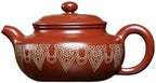 Tea Kettle Home Use Gold-Inlaid Antique Teapot Tea Room Desktop Purple Clay Teapot Ceramic Tea Infuser by Unknown