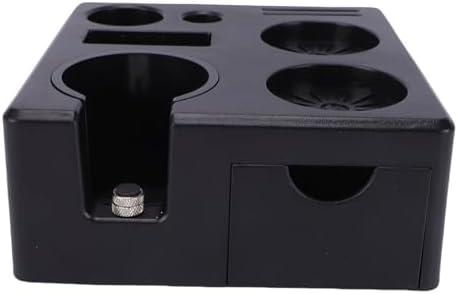 SIXRUN Coffee Tamping Station with Drawer Storage, ABS and Silicone Tamper Mat Organizer for Accessories and Barista Tools - Image 5