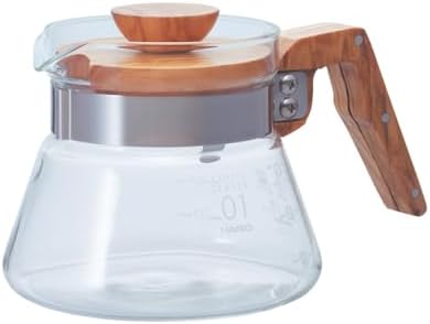 Hario V60 Olive Wood Coffee Server, 400ml by Hario