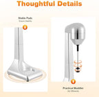 Electric Milkshake Blender Machine, 110V 2 Speeds Milkshake Maker & Milk Frother with 16.9 oz Stainless Steel Cup, Electric Drink Mixer for Malted Milk, Protein Shakes, Juices, Coffees - Image 4