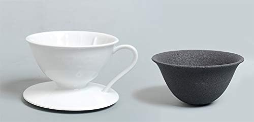 Japanese Ceramic Coffee Dripper & Reusable Filter, Arita Porcelain - Image 2