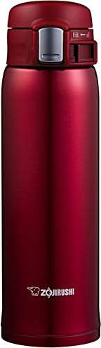 Zojirushi SM-SD48RC Stainless Steel Mug, 16-Ounce, New Clear Red by Unknown
