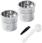 Compatible With ILLY，Y3.2 Mahine,Stainless Steel Reusable Coffee Filter Support Refillable Capsules Cup Pod(Equipped with motor handle) by Unknown