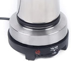Stovetop Espresso Maker Cappuccino Latte Stainless Steel Coffee Maker Moka Pot with 110V 500W Electric Stove Top Coffee Maker Machine for Home Store Induction Espresso (6Cup 300ml) - Image 6