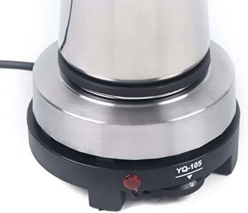 Stovetop Espresso Maker Cappuccino Latte Stainless Steel Coffee Maker Moka Pot with 110V 500W Electric Stove Top Coffee Maker Machine for Home Store Induction Espresso (6Cup 300ml) - Image 6