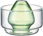 HARIO Glass Matcha Whisk Holder & Rinse Bowl 100ml – Chasen Stand for Bamboo Whisk, Matcha Preparation, Drying, and Storage, Clear, Dishwasher safe by Hario