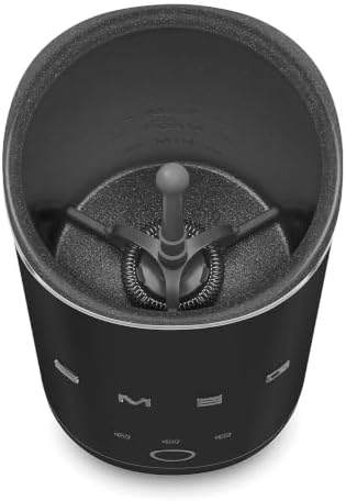 SMEG MFF02 Retro Style Mini Electric Milk Frother – Automatic Hot and Cold Foam Maker for Cappuccino, Latte & Specialty Coffee, 500W One-Touch Operation, Compact Design Coffee Accessory (Matte Black) - Image 5