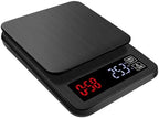 5kg Electronic Coffee Scale with Timer Digital Kitchen Scale for Cooking Baking Weighing Precision Sensors Easy to Use Lightweight Design Black USB Powered No Batteries Included - Image 7